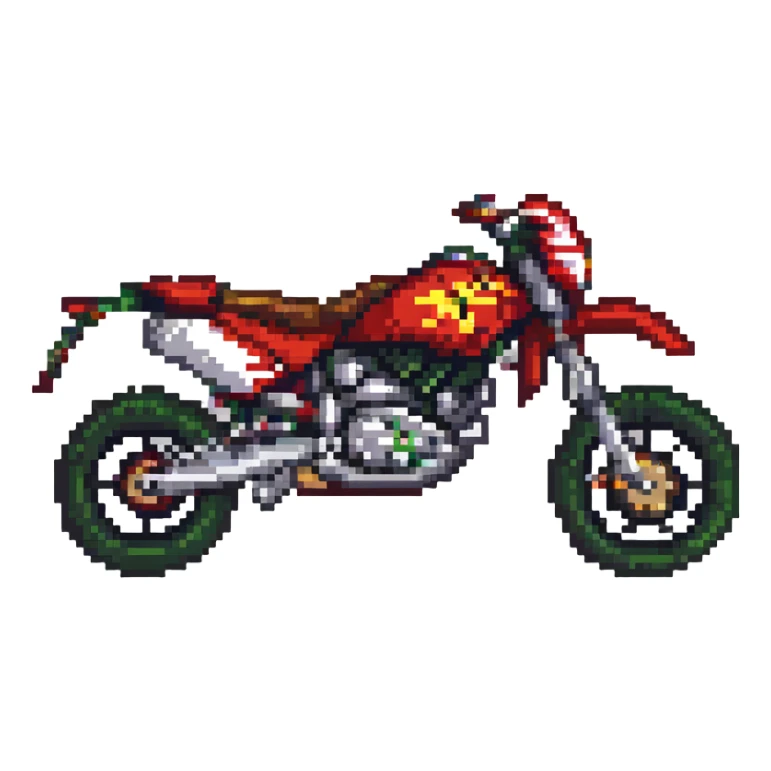 yellow and black super motard motorcycle sticker