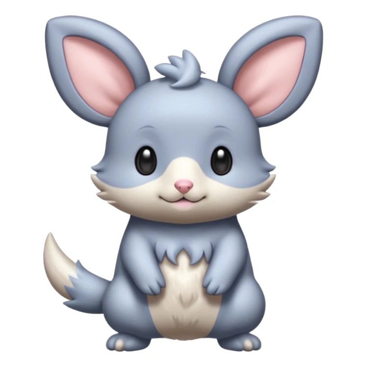 Teddiursa-Minccino-Espurr-fusion  sticker