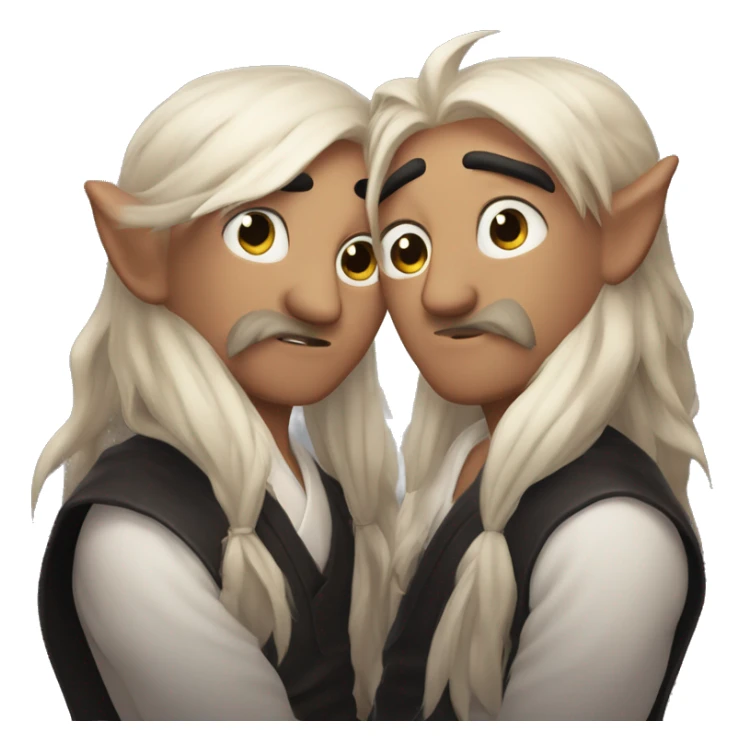 Two male night furies in love sticker