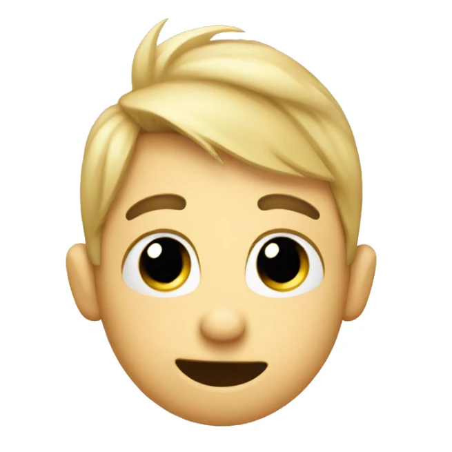 shy emoji with finger pointing together sticker