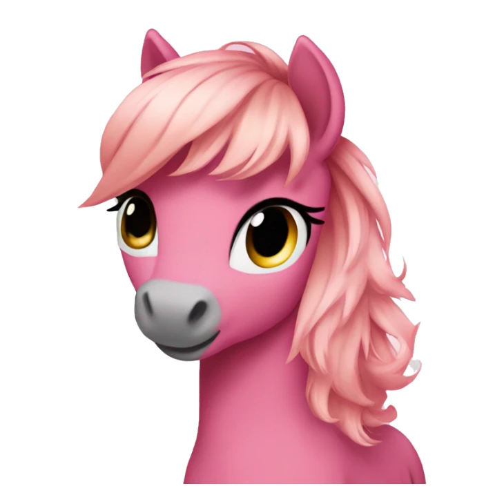 Pony in pink dress nice  sticker