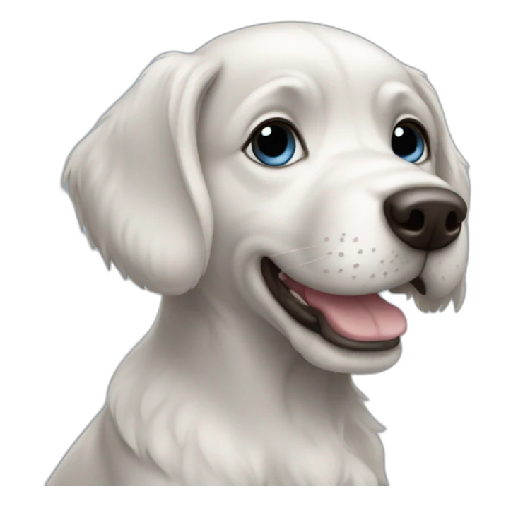 Little Doggy blue sticker