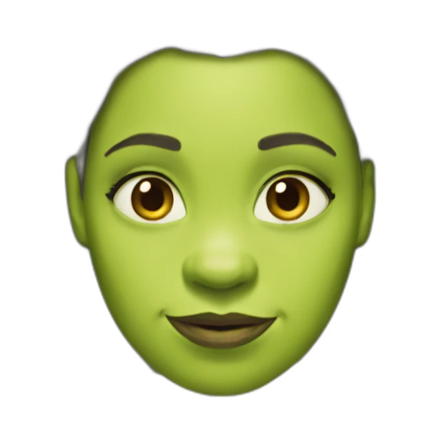 female shrek sticker