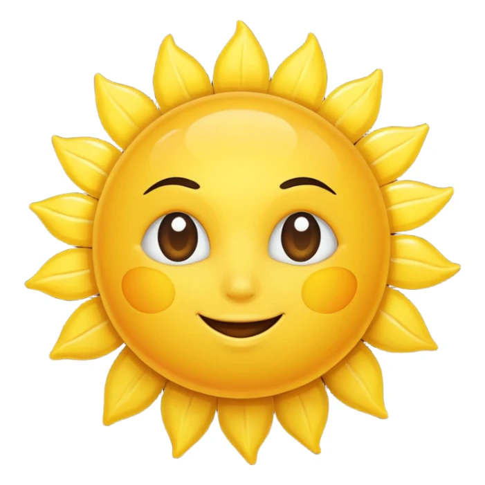good morning sun sticker