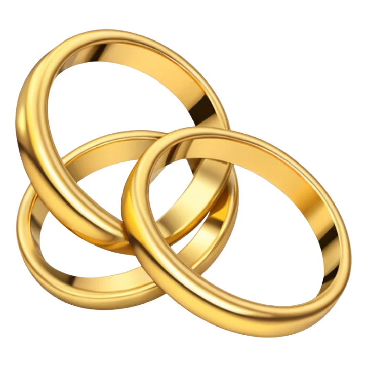 I want two rings intertwined emoji sticker