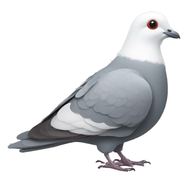 pigeon with a white bonnet / blinder / wing from handmaid's tale sticker
