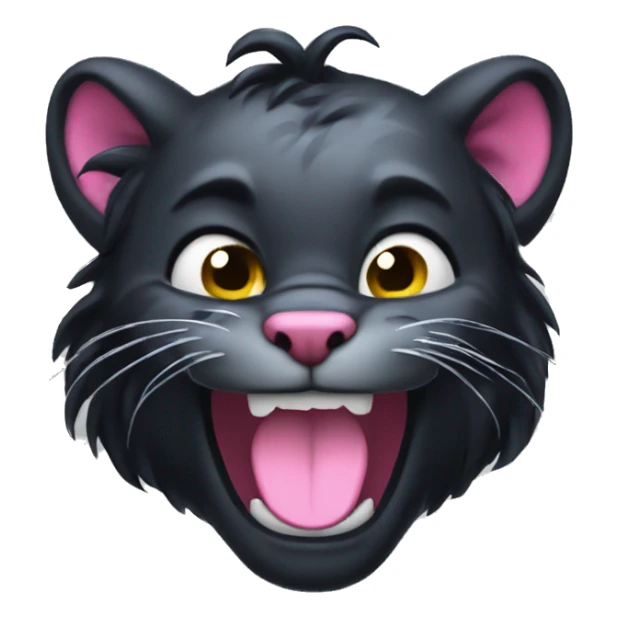 Panther ponk have a smile sticker