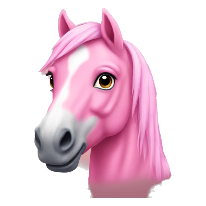 Pink horse  sticker