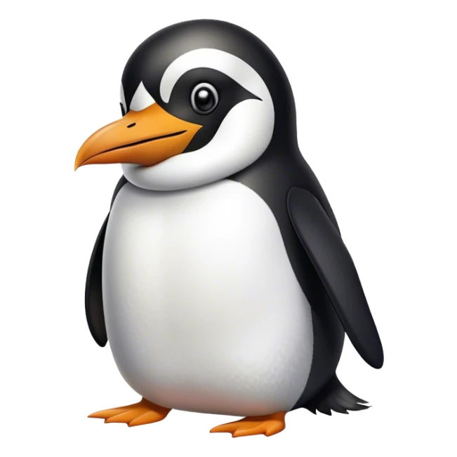 Un pingouin qui est bourré et qui tire la langue sticker