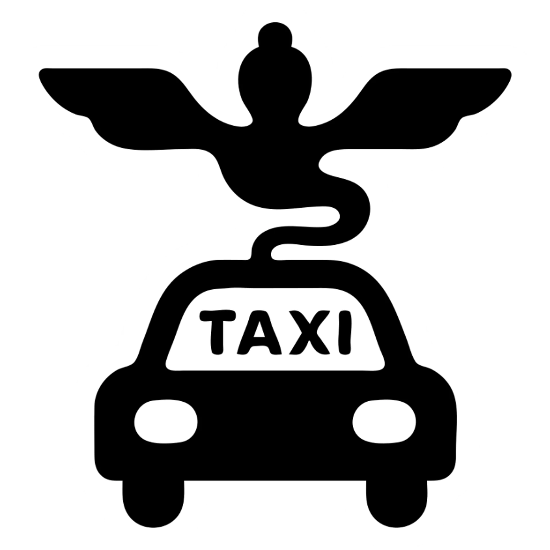 Djinn flying taxi sticker