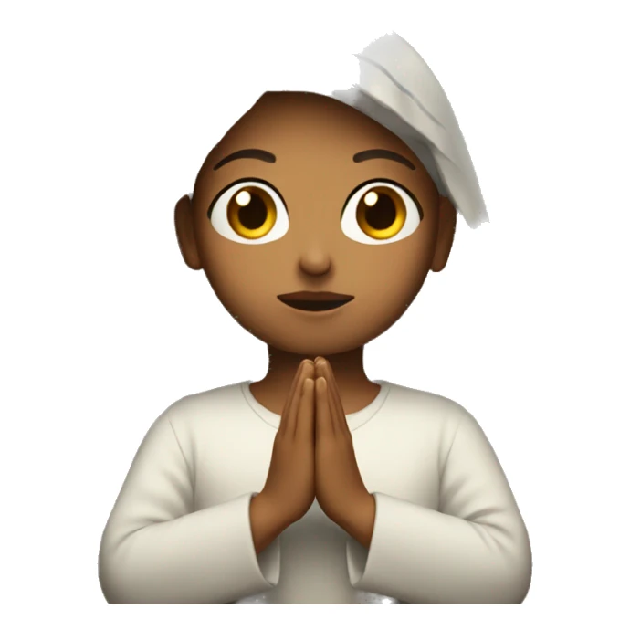 Maria prays sticker