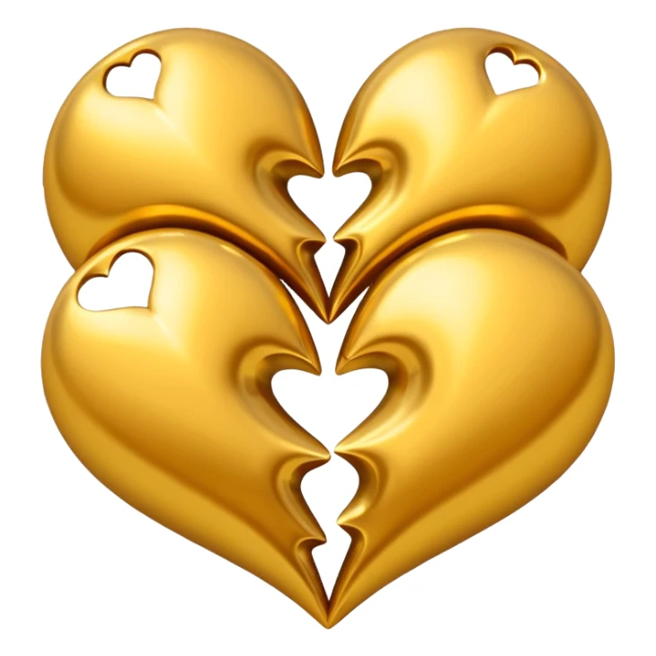 3 hearts of friendship sticker