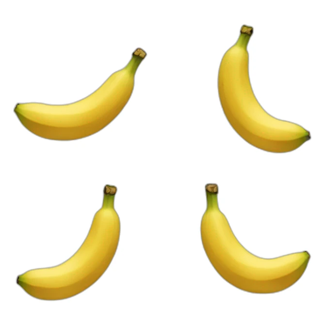 banana with arms legs and smile sticker