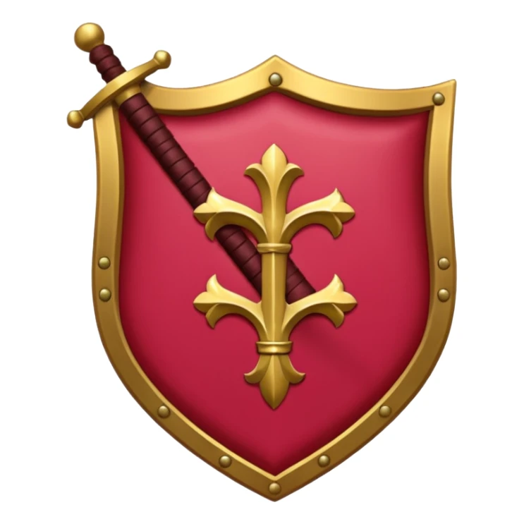 brasão sangrando medieval rosa de sangue vermelha sticker