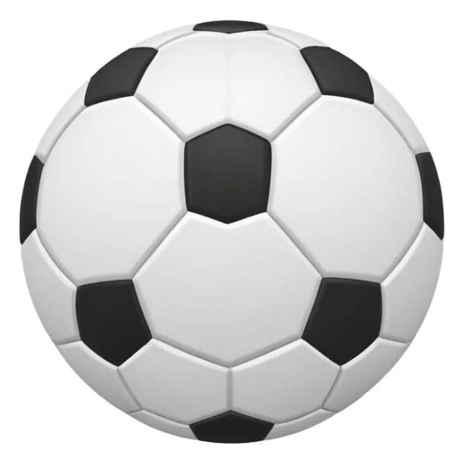 create an airbnb category icon outline that looks like a soccer ball sticker