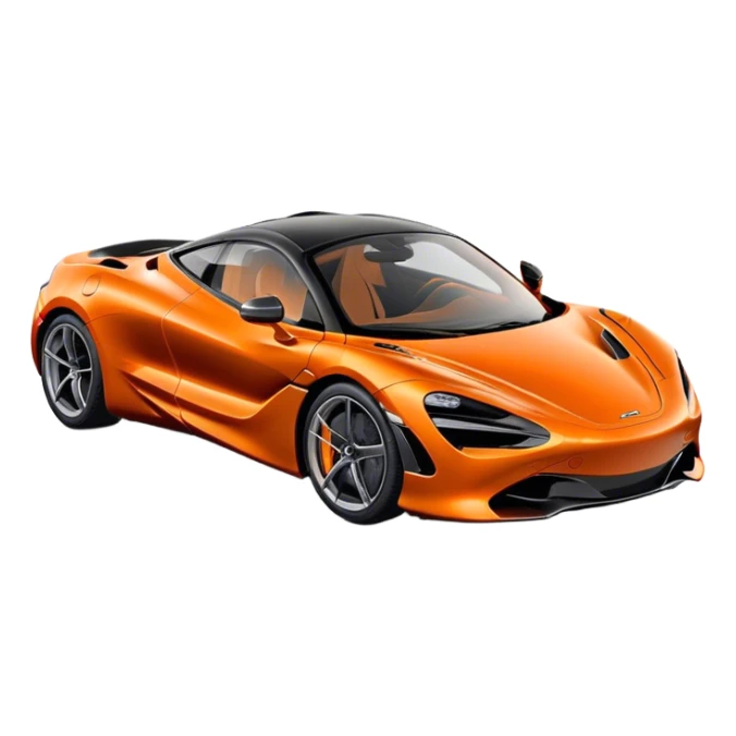 McLaren 720S - McLaren (Model Year: 2021) (Iconic colour: Orange) sticker