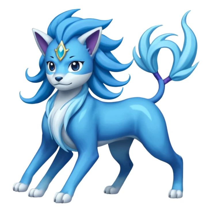 Luxio-Suicune-Amaura-fusion sticker