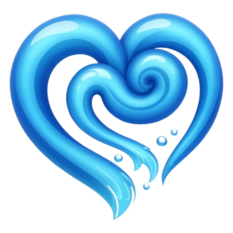heart of sea flow sticker