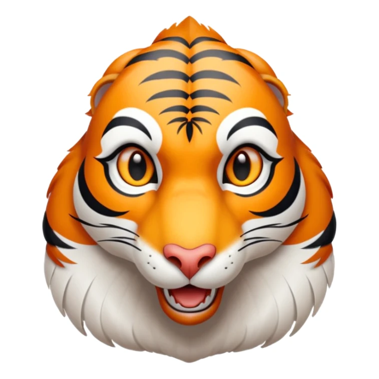 A fusion of a goose and a tiger sticker