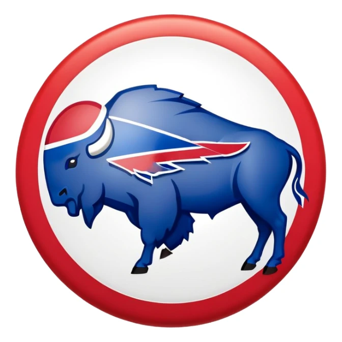 Buffalo Bills Football Team Logo sticker