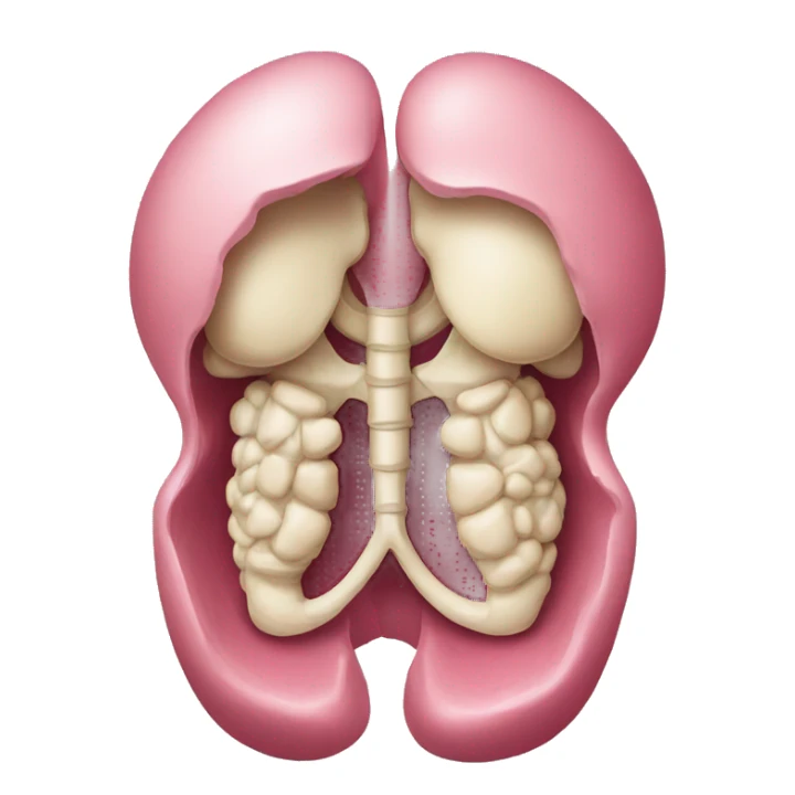 thyroid gland organ of the human body sticker