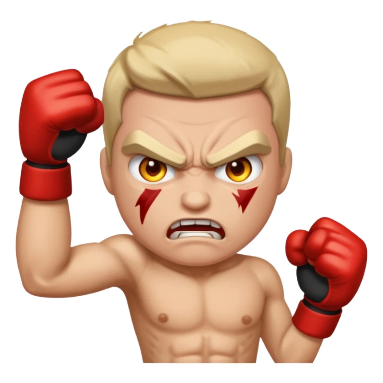 A person who is in a fight  sticker