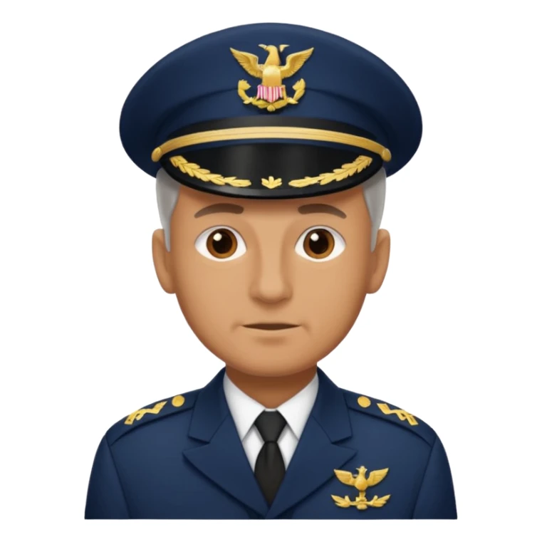 male navy soldier, old face. sticker
