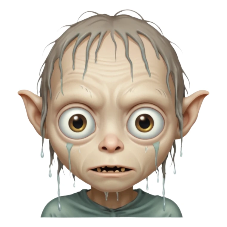 gollum from lord of the rings sticker