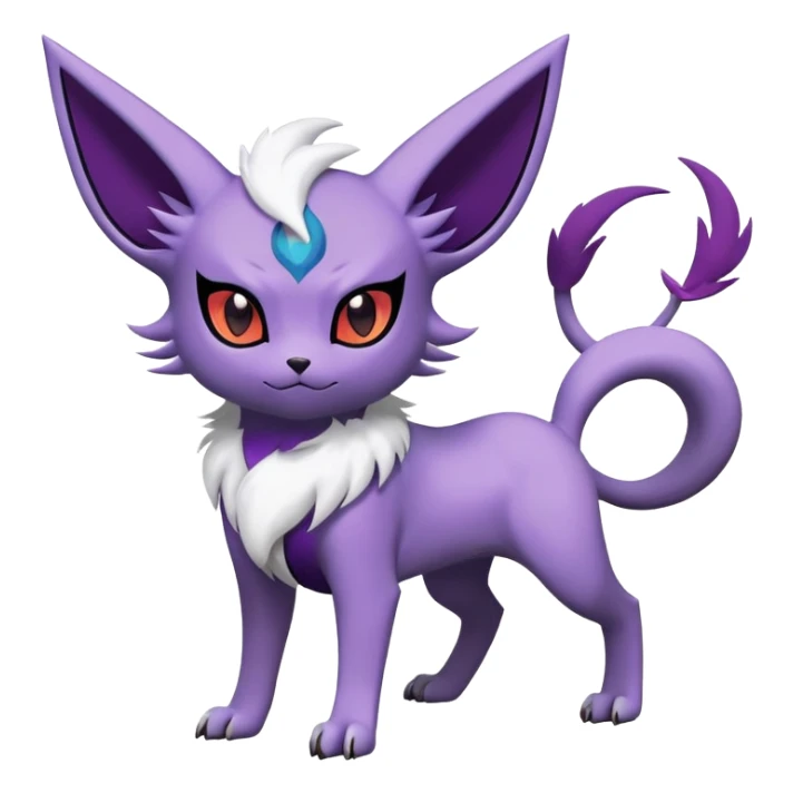 Litten-Absol-Noibat-Espeon-Hybrid (Full body) sticker
