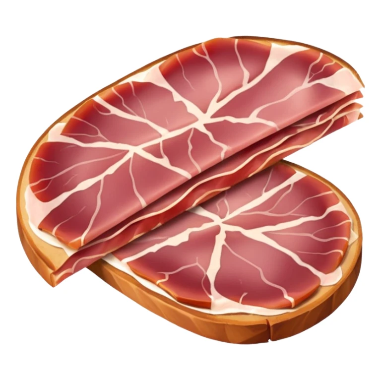 fette di prosciutto crudo affumicato sticker