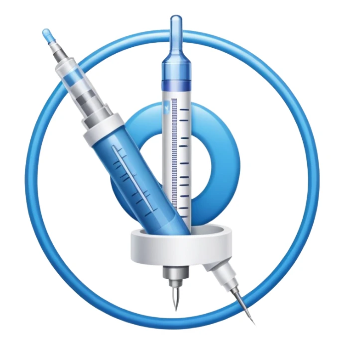 cirlce logo for a website about Type 1 diabetes and aging to share knowledge and ways of coping sticker