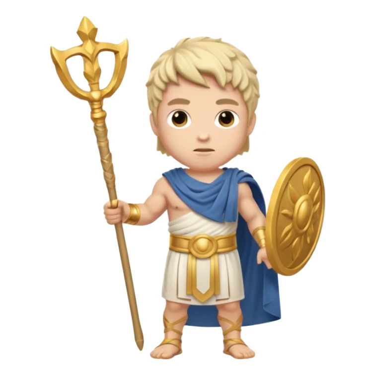Mini greek god sticker