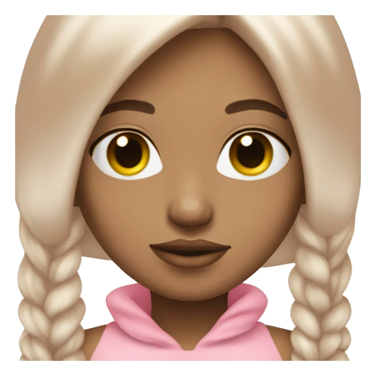 Coquette girl light pink sticker