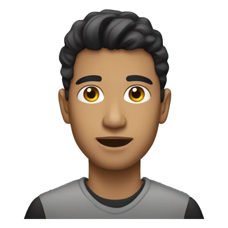 Joven moreno sticker