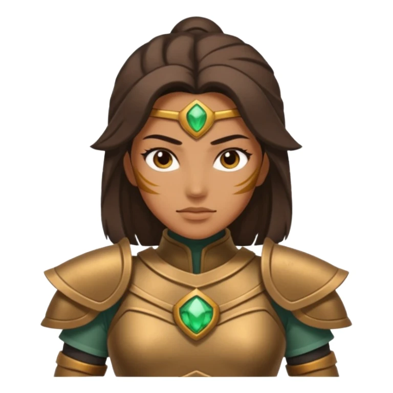 earth bender woman who has powers to shape mold sticker