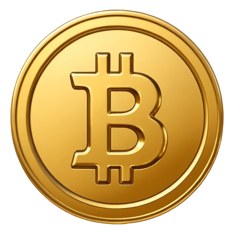 Bitcoin coin emoji smaller to fit WhatsApp  sticker