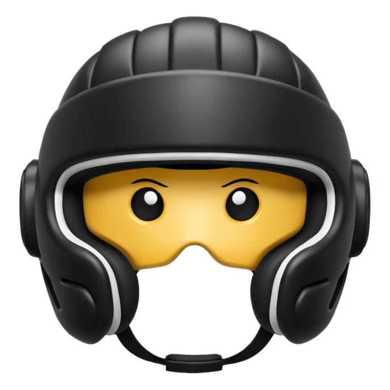 MMA headgear object icon, protective sparring helmet, padded texture, 3D cartoon, mobile game icon style, centered, clean background, no text, no watermark sticker