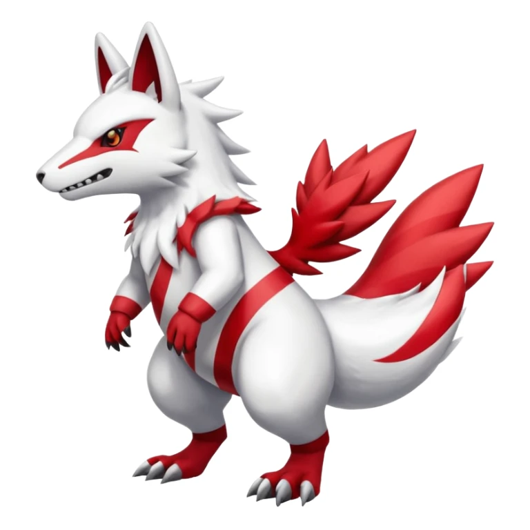 Reshiram-Zangoose-Fusion (full body) sticker