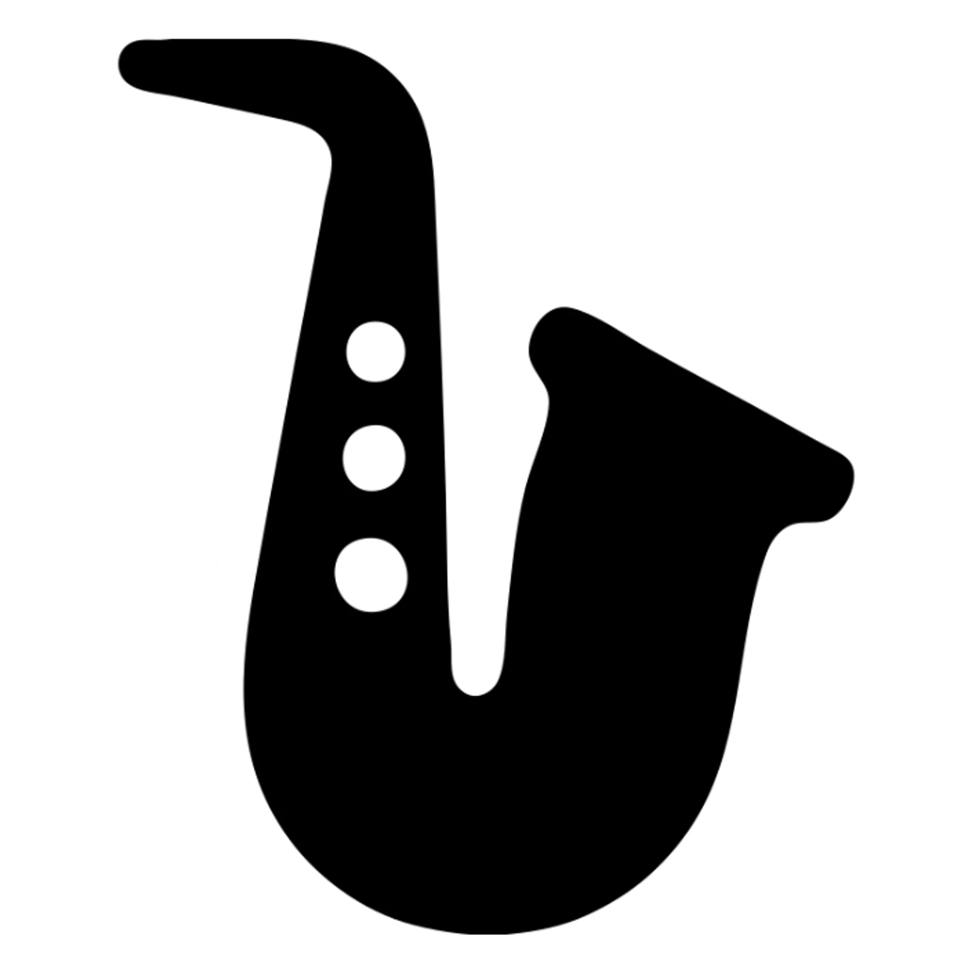 saxophone sticker