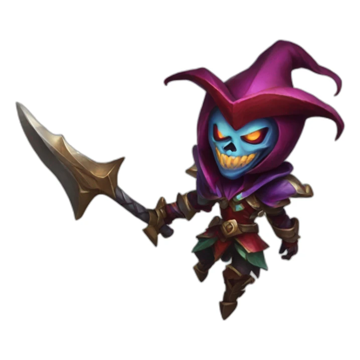 shaco league of legend sticker