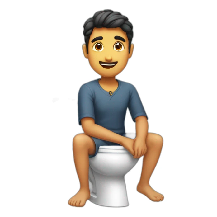 hindi-guy-on-toilet-which-on-hindi-guy sticker