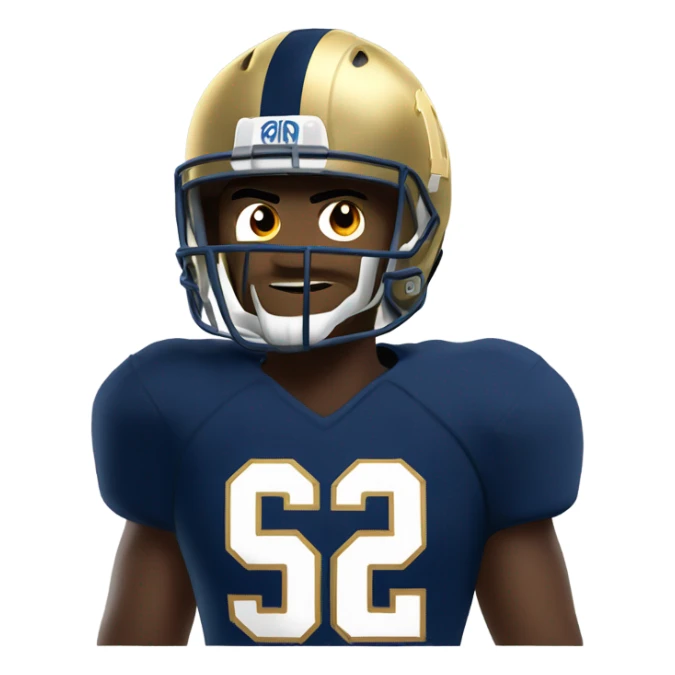  Notre dame football player sticker