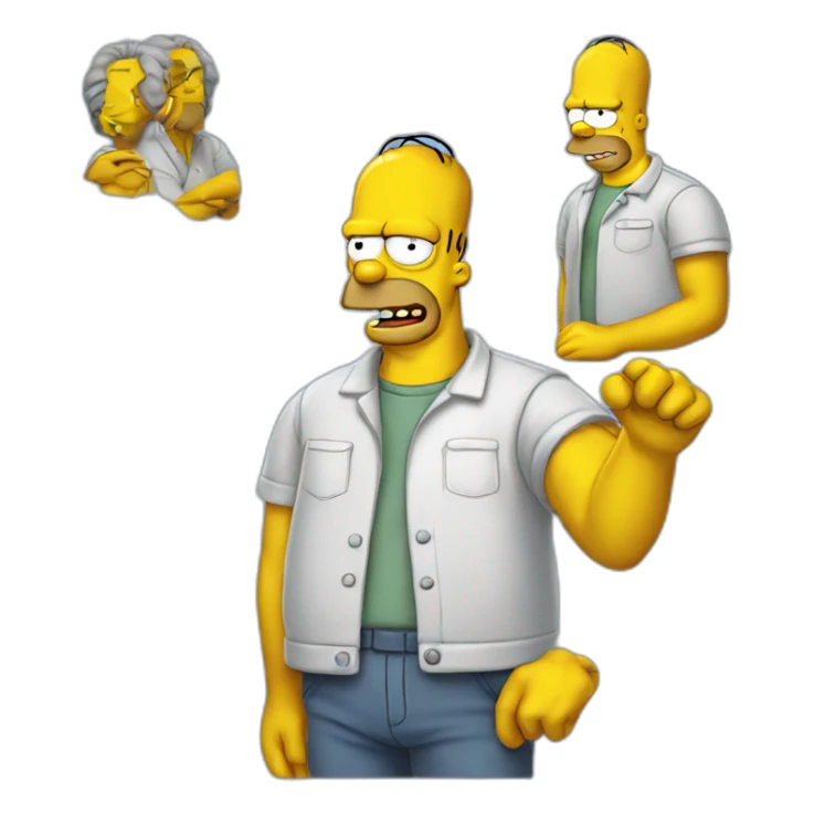 Les Simpson sticker