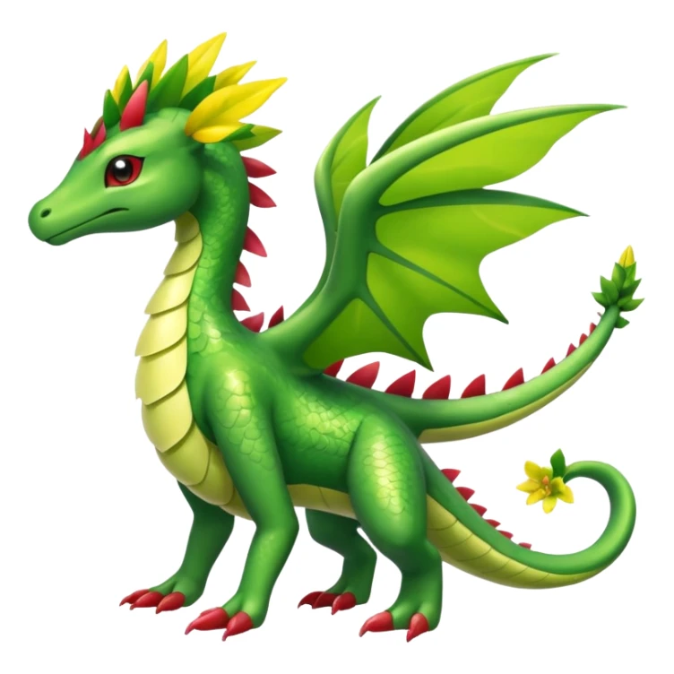 Shiny Exotic Flygon-Shaymin-Meganium-Hybrid-Creature sticker