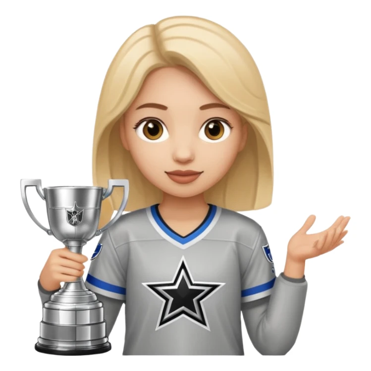 A girl with a Stanley cup sticker