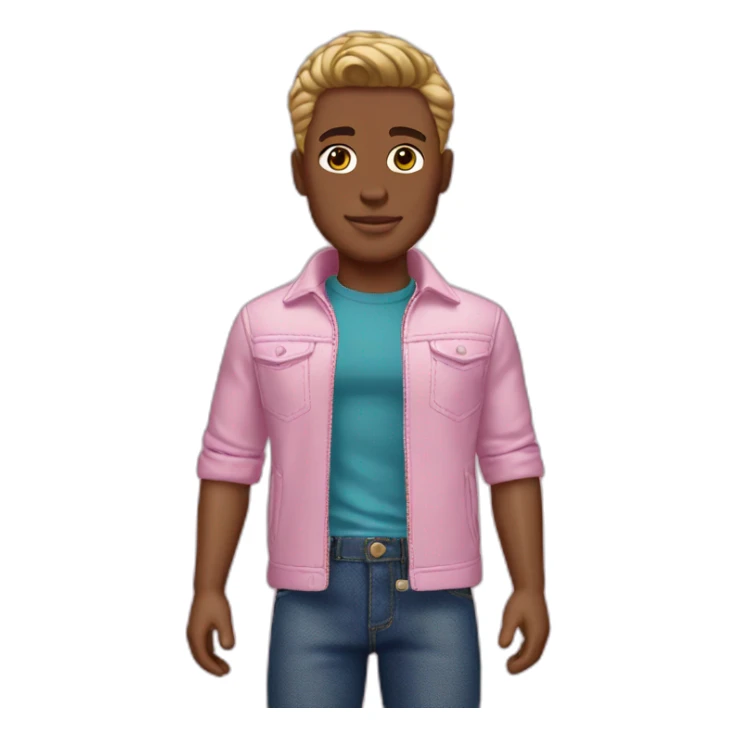 Ken doll sticker