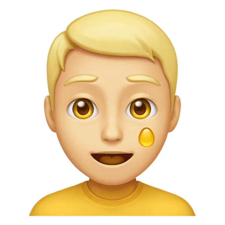 thinking someone’s pretty Reaction yellow person emoji,  sticker