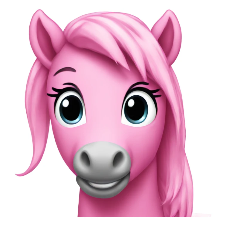 Pink pony sticker