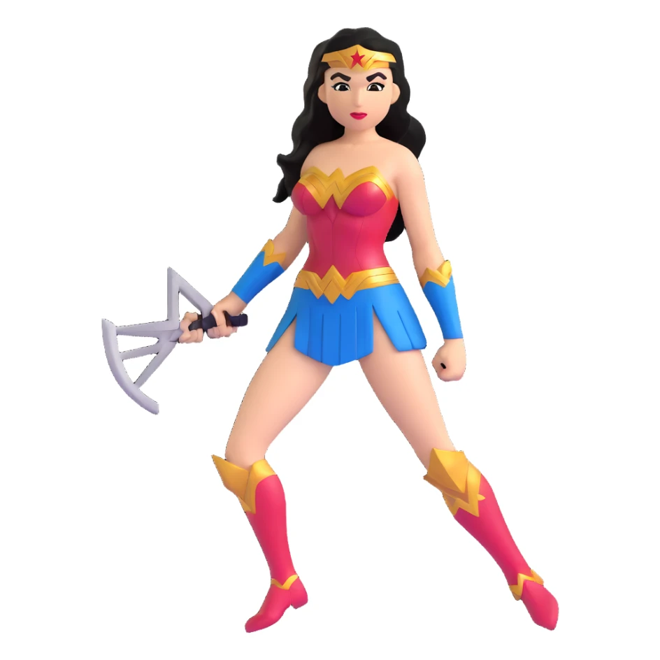 Wonder Woman superhero sticker