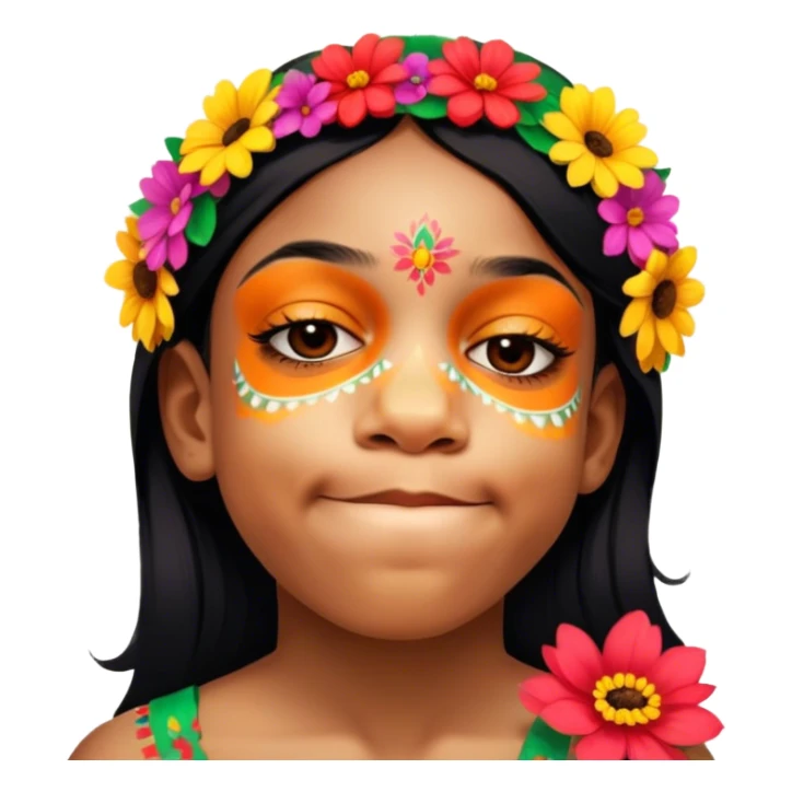 Flower-Crowned Dancer sticker